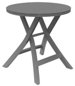 Allibert - Tuintafel - Oregon - Ø 70 Cm - Kunststof - Opklapbaar