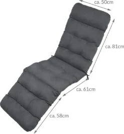 Beautissu Deckchair Kussen 200x50x8 Cm - Ligstoelkussen Antraciet - Matraskussen Voor Hangmatten En Tuin-/terrasstoelen - Flair DC 13 Beautissu Deckchair Kussen 200x50x8 Cm - Ligstoelkussen Antraciet - Matraskussen Voor Hangmatten En Tuin-/terrasstoelen - Flair DC -Tuinmeubelwinkel 1112x1200