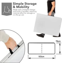 MaxxGarden Vouwtafel - Opvouwbare Kampeer Tafel - Tuin - Camping - Binnen - Weersbestendig - 180 X 74 X 74cm- Wit 18 MaxxGarden Vouwtafel - Opvouwbare Kampeer Tafel - Tuin - Camping - Binnen - Weersbestendig - 180 X 74 X 74cm- Wit -Tuinmeubelwinkel 1180x1200 3