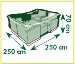 Nature - Tuinmeubelhoes - Beschermhoes Voor Loungeset - H70 X 250 X 250cm 7 Nature - Tuinmeubelhoes - Beschermhoes Voor Loungeset - H70 X 250 X 250cm -Tuinmeubelwinkel 1200x1022 1