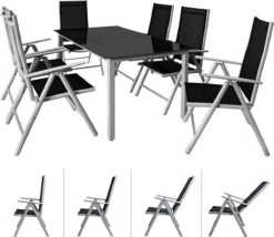 Casaria Alumunium Tuinset Bern - 6 Stoelen + 1 Tafel – Zilver 13 Casaria Alumunium Tuinset Bern - 6 Stoelen + 1 Tafel – Zilver -Tuinmeubelwinkel 1200x1039 1