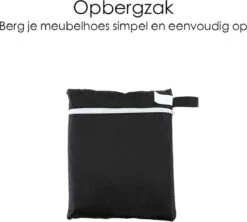 Merkloos Beschermhoes Voor Tuinmeubelen - 250x250x90cm - Zwart -Tuinmeubelwinkel 1200x1078 1