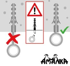 Metalen Ophangset Tot 160kg - Massieve Bevestiging Set Voor Hangstoel Hangmat - Plafond Wand Montage 10 Metalen Ophangset Tot 160kg - Massieve Bevestiging Set Voor Hangstoel Hangmat - Plafond Wand Montage -Tuinmeubelwinkel 1200x1123