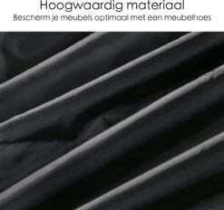 Merkloos Beschermhoes Voor Tuinmeubelen - 250x250x90cm - Zwart -Tuinmeubelwinkel 1200x1129 1