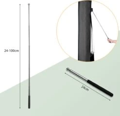 Kingsleeve Parasolhoes Tot Ø 330cm - Weerbestendig Robuust - Grijs -Tuinmeubelwinkel 1200x1163