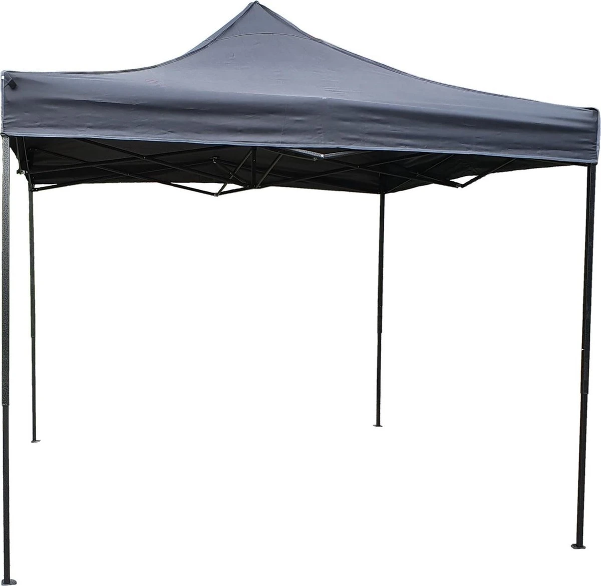 Garden Royal Easy Up Partytent 3x3 Donker Grijs 1 Garden Royal Easy Up Partytent 3x3 Donker Grijs