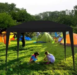 MaxxGarden Partytent - Paviljoen - 3x3 - Waterdicht - Zwart -Tuinmeubelwinkel 1200x1175 2