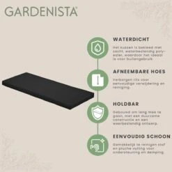 Gardenista Tuinbankkussen - Patio Meubilair Buiten 3-zitter BankKussen Voor Tuin -tuinkussen Voor Tuin Bank - Zachte En Lichtgewicht Waterbestendig Materiaal - 140cm X 47cm 8 Gardenista Tuinbankkussen - Patio Meubilair Buiten 3-zitter BankKussen Voor Tuin -tuinkussen Voor Tuin Bank - Zachte En Lichtgewicht Waterbestendig Materiaal - 140cm X 47cm -Tuinmeubelwinkel 1200x1198 24