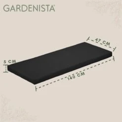 Gardenista Tuinbankkussen - Patio Meubilair Buiten 3-zitter BankKussen Voor Tuin -tuinkussen Voor Tuin Bank - Zachte En Lichtgewicht Waterbestendig Materiaal - 140cm X 47cm 9 Gardenista Tuinbankkussen - Patio Meubilair Buiten 3-zitter BankKussen Voor Tuin -tuinkussen Voor Tuin Bank - Zachte En Lichtgewicht Waterbestendig Materiaal - 140cm X 47cm -Tuinmeubelwinkel 1200x1198 25