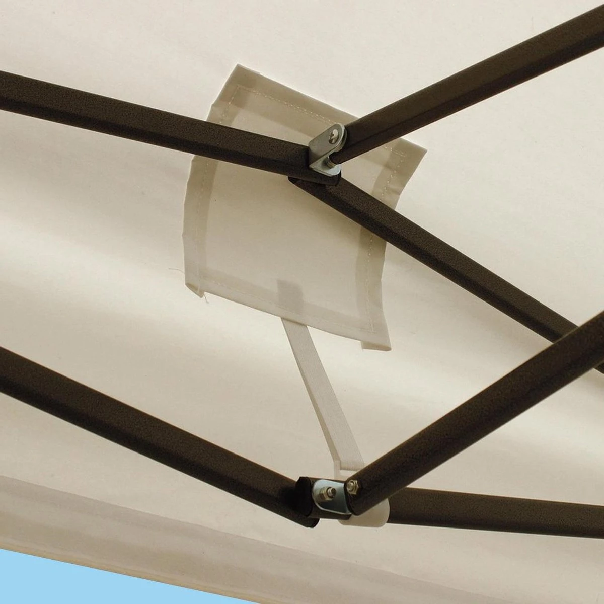 LifeGoods Partytent - 3x3 M - Easy Up - Opvouwbaar - Waterdicht - Draagtas Met Wieltjes - Beige 7 LifeGoods Partytent - 3x3 M - Easy Up - Opvouwbaar - Waterdicht - Draagtas Met Wieltjes - Beige - Afbeelding 7