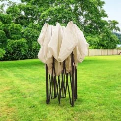 LifeGoods Partytent - 3x3 M - Easy Up - Opvouwbaar - Waterdicht - Draagtas Met Wieltjes - Beige 19 LifeGoods Partytent - 3x3 M - Easy Up - Opvouwbaar - Waterdicht - Draagtas Met Wieltjes - Beige -Tuinmeubelwinkel 1200x1200 1025