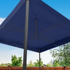 LifeGoods Partytent - 3x3 M - Zijwanden - Easy Up - Opvouwbaar - Waterdicht - Draagtas Met Wieltjes - Donkerblauw -Tuinmeubelwinkel 1200x1200 1066