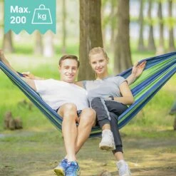 Dubbele Hangmat Blauw - 1 Of 2 Persoons - Lig Oppervlak 190x150cm - Lengte 260cm 12 Dubbele Hangmat Blauw - 1 Of 2 Persoons - Lig Oppervlak 190x150cm - Lengte 260cm -Tuinmeubelwinkel 1200x1200 1349