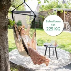 Vita5 XXL Hangstoel | Binnen&Buiten Hangnest | Incl. 2 Kussens En Boekenvak | Volwassenen&Kinderen | Hangmatstoel Tot 225kg | Beige 15 Vita5 XXL Hangstoel | Binnen&Buiten Hangnest | Incl. 2 Kussens En Boekenvak | Volwassenen&Kinderen | Hangmatstoel Tot 225kg | Beige -Tuinmeubelwinkel 1200x1200 286
