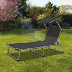 Sens Design Zonnebed - Ligbed Inklapbaar Met Zonneklep - Grijs 12 Sens Design Zonnebed - Ligbed Inklapbaar Met Zonneklep - Grijs -Tuinmeubelwinkel 1200x1200 354