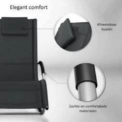 Sens Design Zonnebed - Ligbed - Weerbestendig - Antraciet 10 Sens Design Zonnebed - Ligbed - Weerbestendig - Antraciet -Tuinmeubelwinkel 1200x1200 462