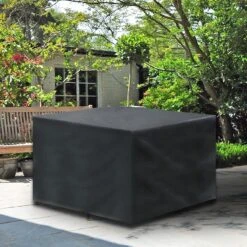 Merkloos Beschermhoes Voor Tuinmeubelen - 250x250x90cm - Zwart