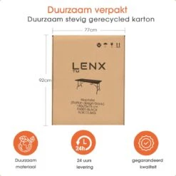 Lenx Klaptafel - Inklapbare Tafel - Opvouwbare Tuintafel - Vouwtafel - Inclusief Handvat En 2 Tafelkleden - 180x75x74cm - 6 Tot 8 Personen 17 Lenx Klaptafel - Inklapbare Tafel - Opvouwbare Tuintafel - Vouwtafel - Inclusief Handvat En 2 Tafelkleden - 180x75x74cm - 6 Tot 8 Personen -Tuinmeubelwinkel 1200x1200 550