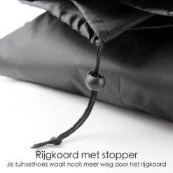 Merkloos Beschermhoes Voor Tuinmeubelen - 250x250x90cm - Zwart -Tuinmeubelwinkel 1200x1200 56