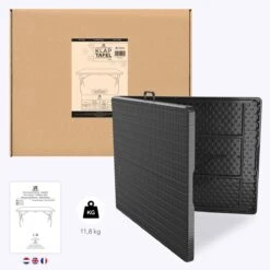 LifeGoods Klaptafel - Inklapbaar - 180 Cm - 6 Tot 8 Personen - Zwart 16 LifeGoods Klaptafel - Inklapbaar - 180 Cm - 6 Tot 8 Personen - Zwart -Tuinmeubelwinkel 1200x1200 564