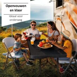 Sens Design Tuintafel Kunststof - Campingtafel Inklapbaar - Rotan-Look 12 Sens Design Tuintafel Kunststof - Campingtafel Inklapbaar - Rotan-Look -Tuinmeubelwinkel 1200x1200 614