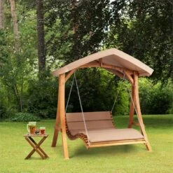 Bermuda Hollywoodschommel Tuinschommelbank 130 Cm 2-zits Zonneluifel -Tuinmeubelwinkel 1200x1200 74