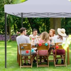 LifeGoods Partytent - 3x3 M - Zijwanden - Easy Up - Opvouwbaar - Waterdicht - Draagtas Met Wieltjes - Donkergrijs -Tuinmeubelwinkel 1200x1200 873