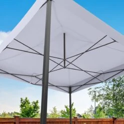 LifeGoods Partytent - 3x3 M - Zijwanden - Easy Up - Opvouwbaar - Waterdicht - Draagtas Met Wieltjes - Donkergrijs -Tuinmeubelwinkel 1200x1200 875
