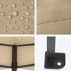 LifeGoods Partytent - 3x4.5 M - Zijwanden - Easy Up - Opvouwbaar - Waterdicht - Draagtas Met Wieltjes - Beige 15 LifeGoods Partytent - 3x4.5 M - Zijwanden - Easy Up - Opvouwbaar - Waterdicht - Draagtas Met Wieltjes - Beige -Tuinmeubelwinkel 1200x1200 928