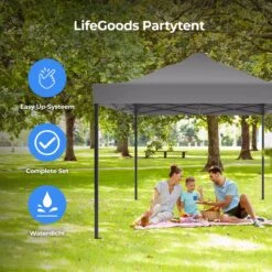 LifeGoods Partytent - 3x4.5 M - Zijwanden - Easy Up - Opvouwbaar - Waterdicht - Draagtas Met Wieltjes - Donkergrijs 14 LifeGoods Partytent - 3x4.5 M - Zijwanden - Easy Up - Opvouwbaar - Waterdicht - Draagtas Met Wieltjes - Donkergrijs -Tuinmeubelwinkel 1200x1200 982
