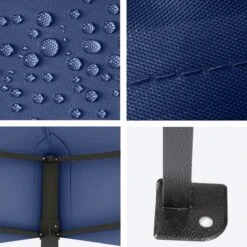 LifeGoods Partytent - 3x4.5 M - Easy Up - Opvouwbaar - Waterdicht - Draagtas Met Wieltjes - Donkerblauw -Tuinmeubelwinkel 1200x1200 992