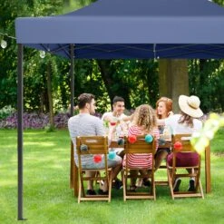 LifeGoods Partytent - 3x4.5 M - Easy Up - Opvouwbaar - Waterdicht - Draagtas Met Wieltjes - Donkerblauw -Tuinmeubelwinkel 1200x1200 995