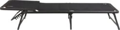 Redwood Abbott Ligbed - Stretcher/ligbedden - Inklapbaar - Zwart -Tuinmeubelwinkel 1200x306