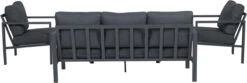 Garden Impressions Durban Loungeset - 4-delig - Zwart -Tuinmeubelwinkel 1200x402