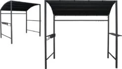 Merkloos Barbecue Overkapping Afm. 233 X 145 Cm Zwart 8 Merkloos Barbecue Overkapping Afm. 233 X 145 Cm Zwart -Tuinmeubelwinkel 1200x679