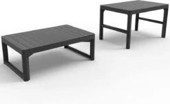 Allibert Lyon Tuintafel - 116x71,5x66/40 Cm - Grafiet 29 Allibert Lyon Tuintafel - 116x71,5x66/40 Cm - Grafiet -Tuinmeubelwinkel 1200x738 2