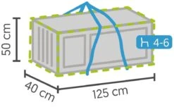 Opbergtas Voor Tuinmeubelkussens - 125 X 40 X 50 Cm (4 – 6 Lounge- Tuinkussens) - Grijs / Antraciet 10 Opbergtas Voor Tuinmeubelkussens - 125 X 40 X 50 Cm (4 – 6 Lounge- Tuinkussens) - Grijs / Antraciet -Tuinmeubelwinkel 1200x738