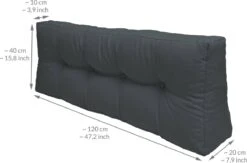 Beautissu Eco Elements Palletkussen – Rugkussen 120x40x15 Cm Voor Palletbank - Kussen Graphiet Grijs - Palletkussens In Matraskussen Kwaliteit 11 Beautissu Eco Elements Palletkussen – Rugkussen 120x40x15 Cm Voor Palletbank - Kussen Graphiet Grijs - Palletkussens In Matraskussen Kwaliteit -Tuinmeubelwinkel 1200x790 5