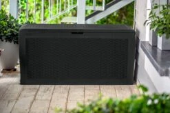Keter Samoa Opbergbox - 270 L - 117x45x57 Cm - Grafiet -Tuinmeubelwinkel 1200x800 152