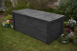 Keter Westwood Opbergbox - 570 L - 155x72.4x64.4 Cm - Grafiet -Tuinmeubelwinkel 1200x801 2