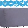 Weersbestendige Beschermhoes Tuinset (S) | 165 X 135 X 95 Cm | Premium | Waterproof | TÜV Rheinland Gecertificeerd | Hoes Voor Tuin | Waterdicht | Solution Dyed (verkleuring Onmogelijk) | Grijs / Antraciet