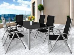 Casaria Alumunium Tuinset Bern - 6 Stoelen + 1 Tafel – Zilver 12 Casaria Alumunium Tuinset Bern - 6 Stoelen + 1 Tafel – Zilver -Tuinmeubelwinkel 1200x890 3