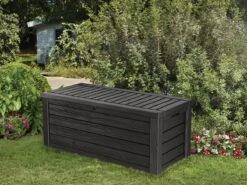 Keter Westwood Opbergbox - 570 L - 155x72.4x64.4 Cm - Grafiet -Tuinmeubelwinkel 1200x900 24
