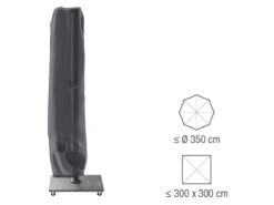 AeroCover Parasolhoes - Zweef Parasols - Grijs - 250x55 Cm (HxB) -Tuinmeubelwinkel 1200x900 3