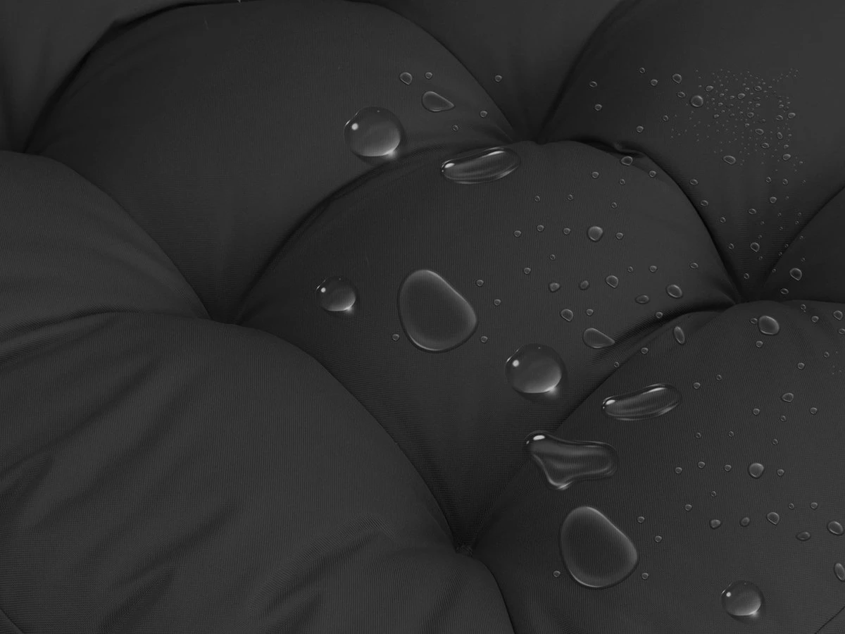 Palletkussen Comfort Waterafstotend Halve Pallet Zwart 60x40x10/20cm 2 Palletkussen Comfort Waterafstotend Halve Pallet Zwart 60x40x10/20cm - Afbeelding 2