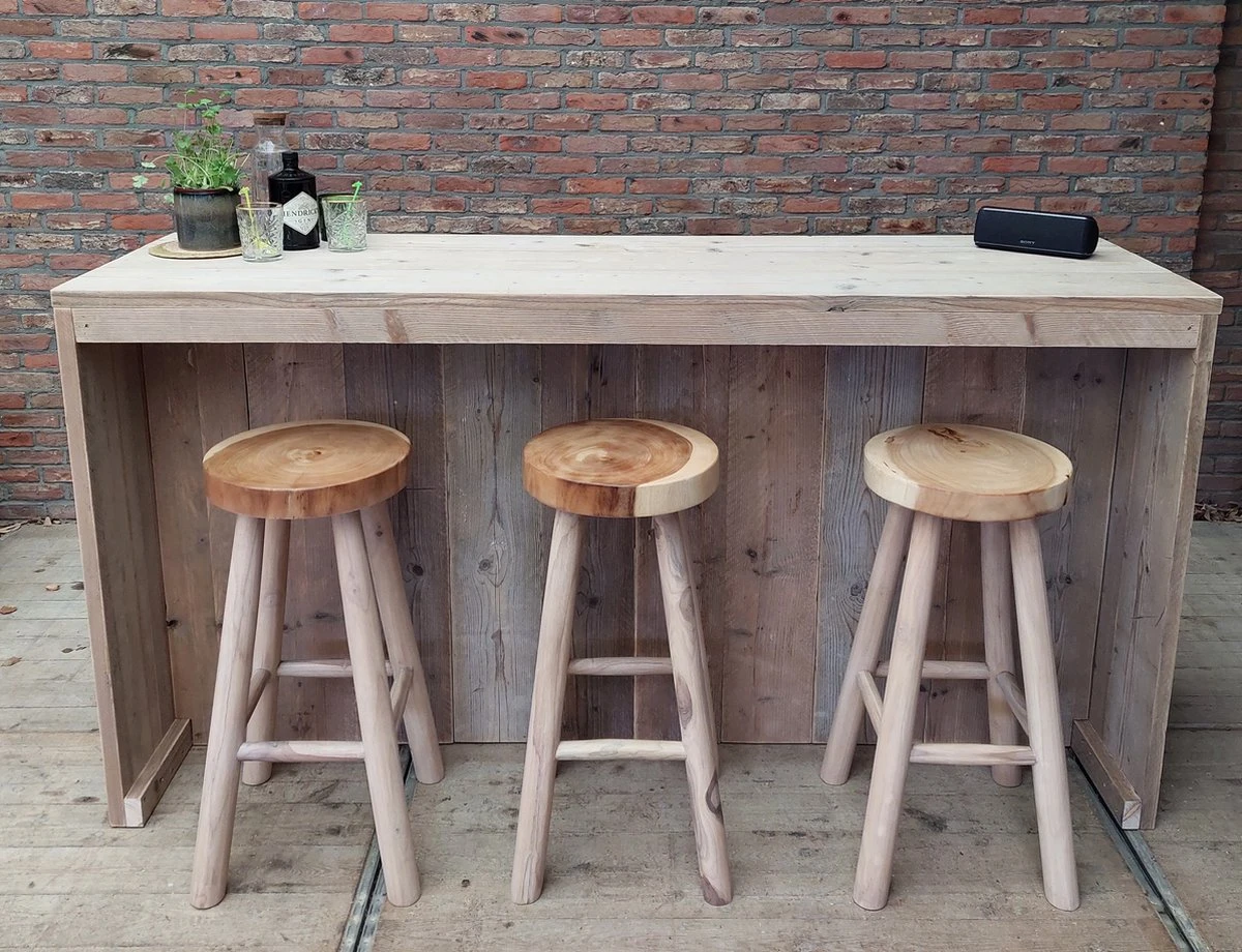 Steigerhouten Barmeubel - Aperitief Bar - Buitenbar 1 Steigerhouten Barmeubel - Aperitief Bar - Buitenbar