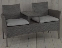 Kynast Memphis Wicker Bank- Tete-a-tete