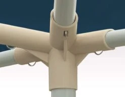 MaxxGarden Partytent Feesttent Paviljoen - 300 X 400 X 250 Cm - Zijwanden - Blauw -Tuinmeubelwinkel 1200x926 7