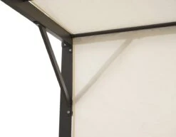 MaxxGarden Pergola - Partytent - Tuinpaviljoen Met één Gesloten Zijkant - 3x3x2,3 M - Cream -Tuinmeubelwinkel 1200x940 2