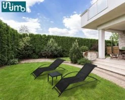 Intimo Ligbeddenset + Tafel - Zwart - 163x60x65/45x45x40 -Tuinmeubelwinkel 1200x960 8